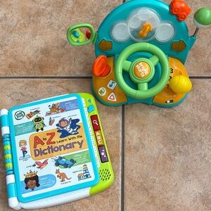 LeapFrog A to Z Learn with Me Dictionary + Bright Starts   Lights & Colors…